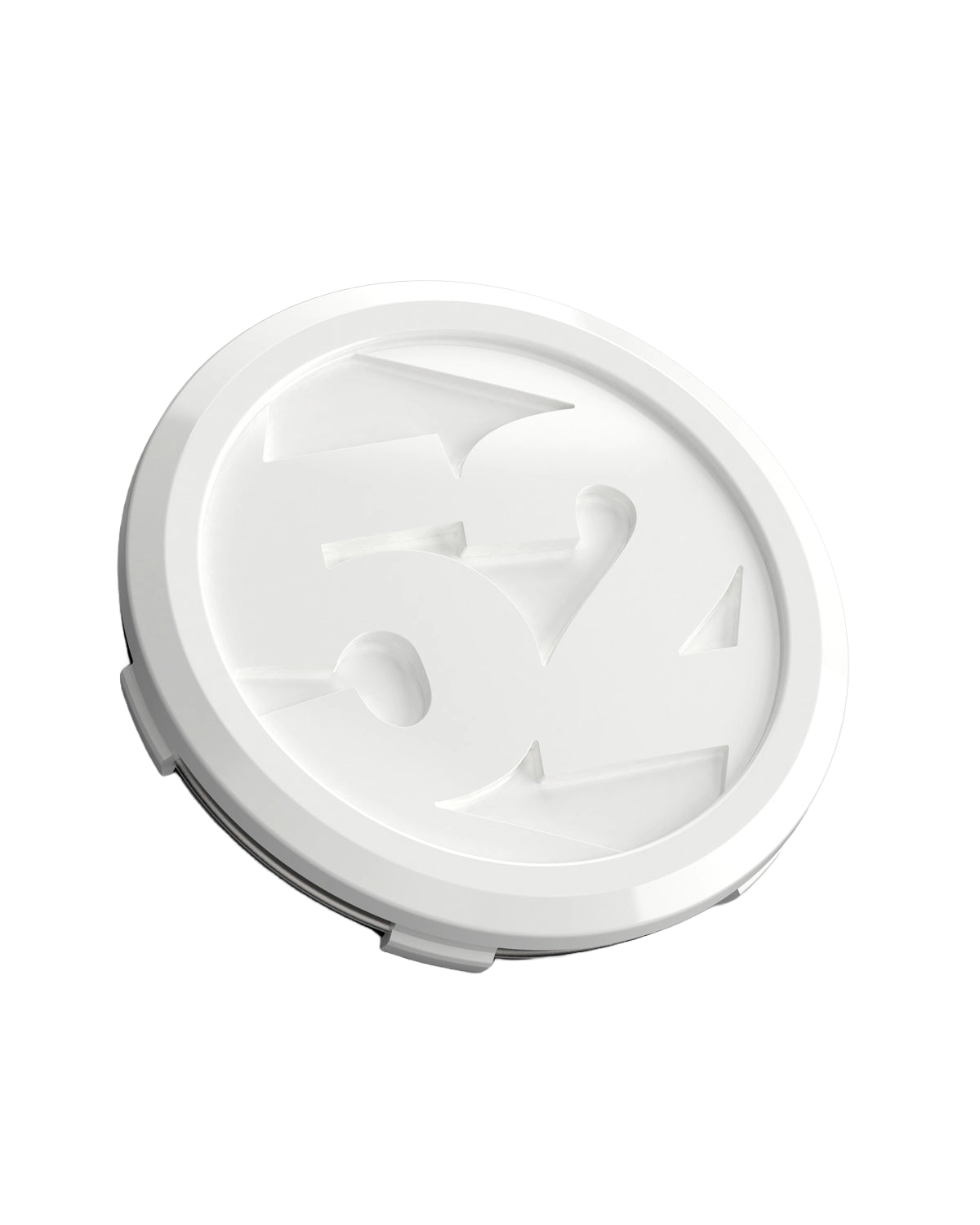 107mm HD Cap _ Classic White