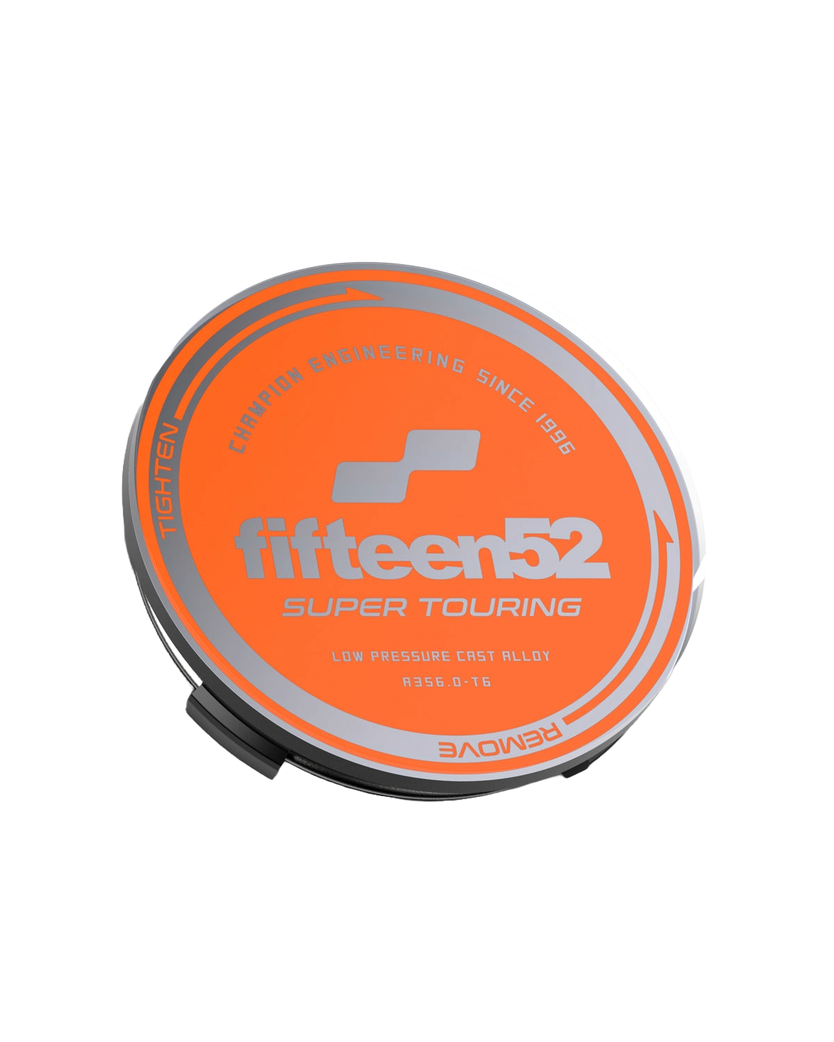 Super Touring Center Cap _ Orange / Chrome
