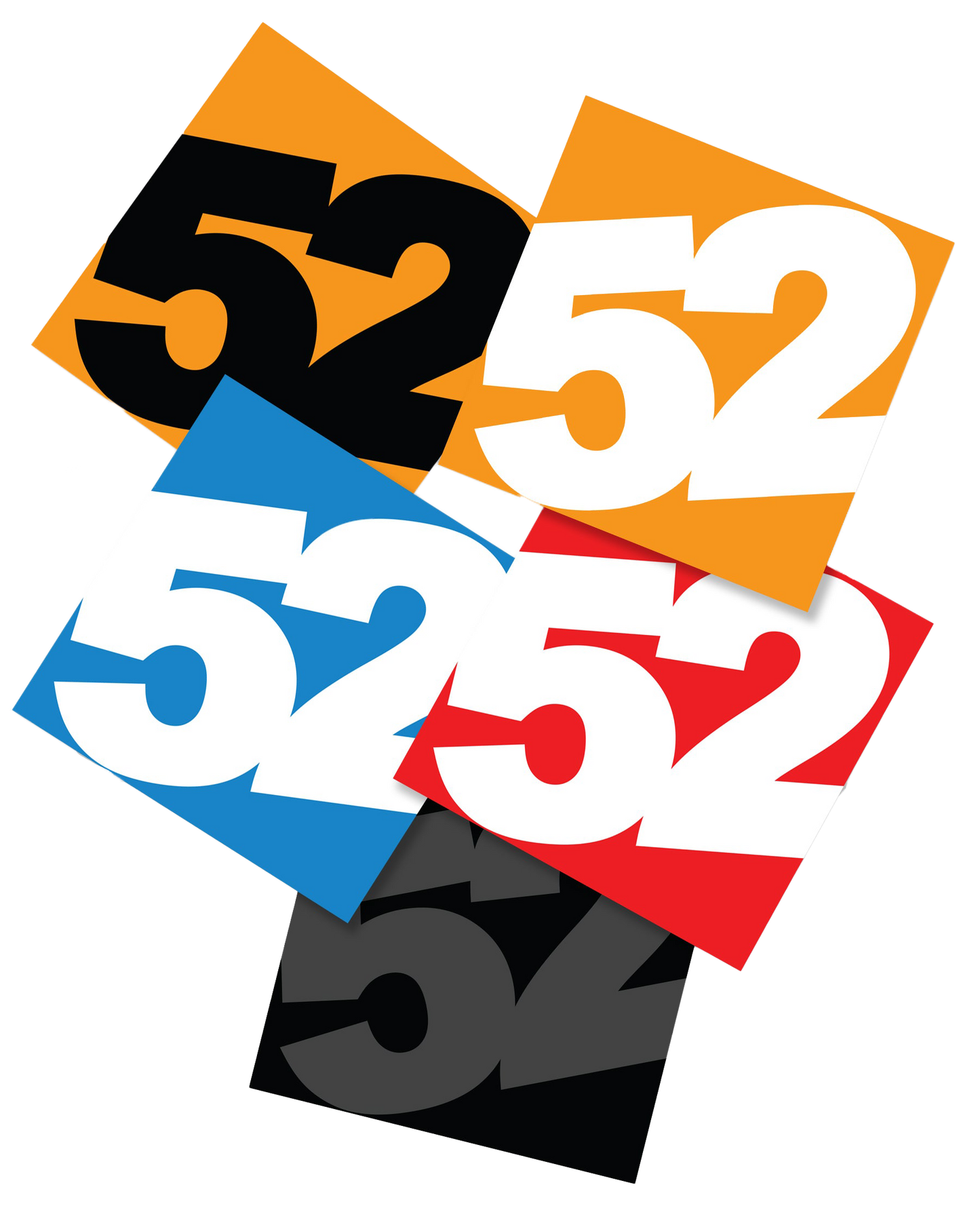 52 Box Sticker _ 5 Pack