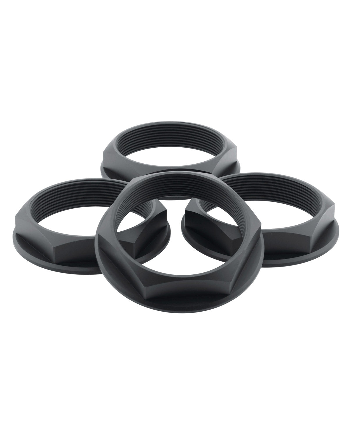 Super Touring Hex Nut Set _ Anodized Black