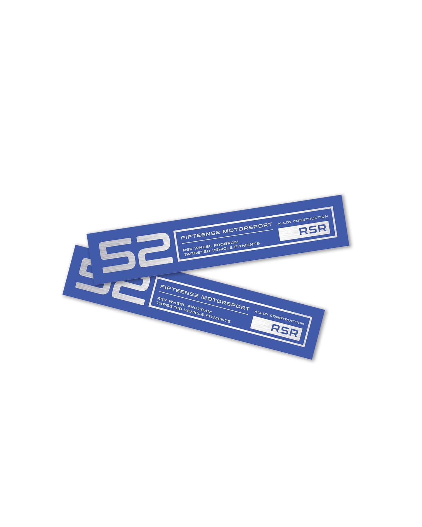 RSR Wheel Lip Decal Set _ Blue