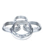 Super Touring Tech Nut Set _ Anodized Silver