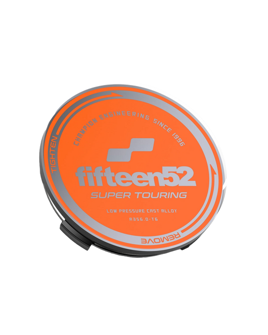 Super Touring Center Cap _ Orange / Chrome