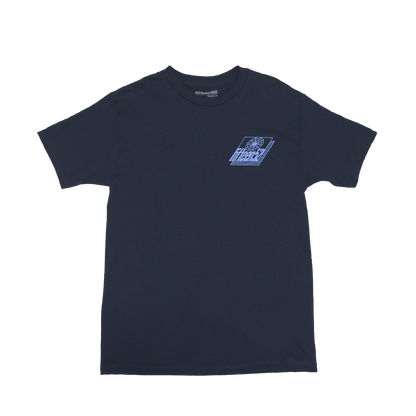 Wireframe Tee _ Navy