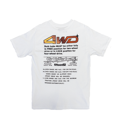 4WD Traction Tee _ White
