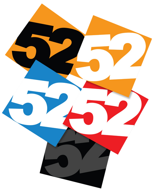 52 Box Sticker _ 5 Pack
