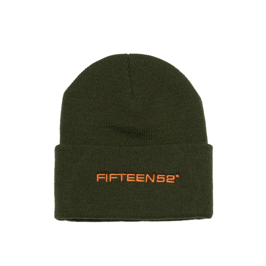 Fineprint Beanie _ Olive