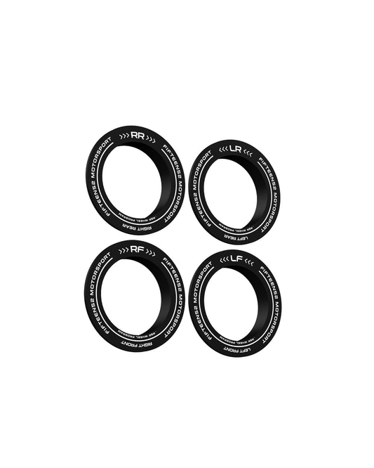 RSR Center Ring - Corner Designation Set _ Anodized Black