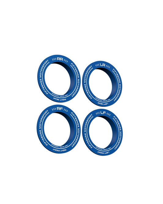 RSR Center Ring - Corner Designation Set _ Anodized Blue
